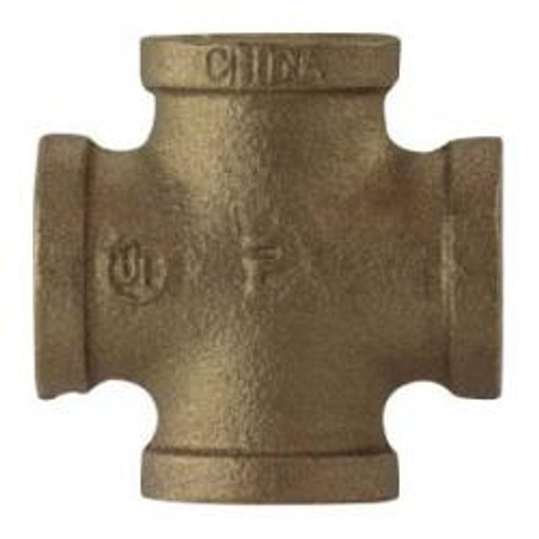 Midland Metal 38102-02 Cross, 1/8 in x 1/8 in x 1/8 in x 1/8 in, Bronze