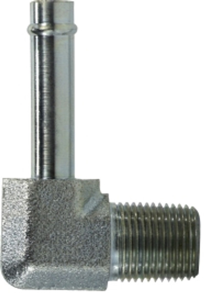 Midland Metal 45011612 90 deg Insert Elbow, 1 in Bead x 3/4 in MIP, Steel