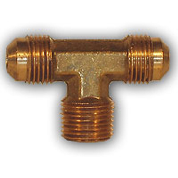 Midland Metal 1/4 FL X 1/8 MPT BRANCH TEE - 45F-42