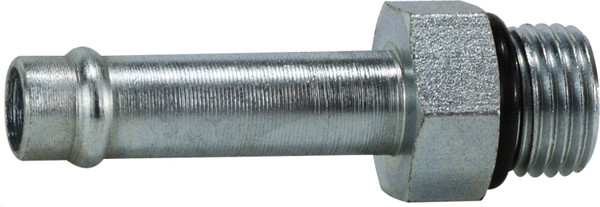 Midland Metal 4604O6 Bead Insert, 3/8 in x 9/16-18, Barbed x Male ORB