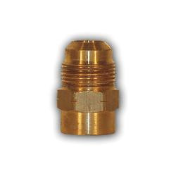 Midland Metal 601-108 MAF/USA FFL x MFL Flare Adapters, MAF/USA FLARE, 5/8Fflx1/2Mfl Flare Adapter, MAF/USA Brass Fittings