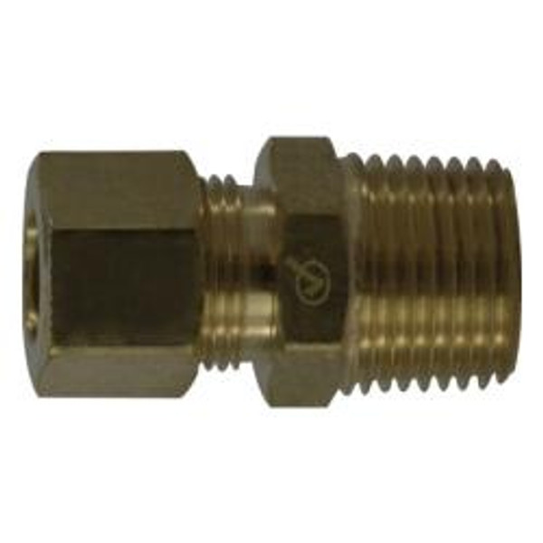 Midland Metal 700068-0402 Male Adapters, Lead-Free Compression, Lf 768 1/4 x 1/8 Conn, Lead-Free Fittings