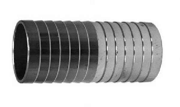 Midland Metal 73669 Hose Mender, 1/2 in Hose x 1/2 in Hose, Stainless Steel