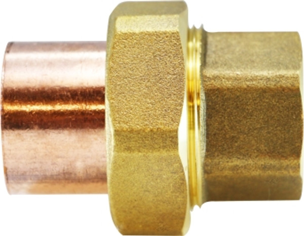Midland Metal 77456 Unions, Copper Sweat Fittings, 3/4 Union C x C, Nipples and Fittings