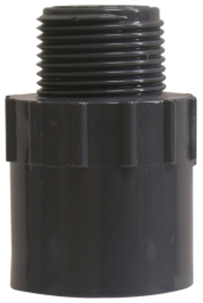 Midland Metal 836005 Slip x MPT Adapters, Sch 80 PVC Fittings, 1/2 Mip x Slip Sc80 Pvc Adapter, Plumbing Accessories