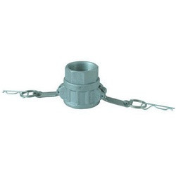 Buchanan Rubber CGD-400-A1S Cam and Groove Coupler with Stainless Steel Handle, 4 in Type D x 4 in FNPT, Aluminum