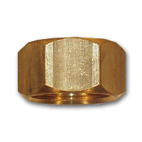 Midland Metal GHNH MAF/USA Garden Hose Nuts, MAF/USA GARDEN HOSE, 3/4 Hex Garden Hose Nut, MAF/USA Brass Fittings