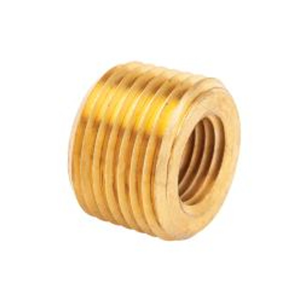 Mid-America Fittings LF110F-126 Face Bushing, 3/4 in MPT x 3/8 in FPT, Brass
