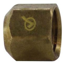 Mid-America Fittings LF40-10 Cap, 5/8 in 45 deg Female Flared, Brass