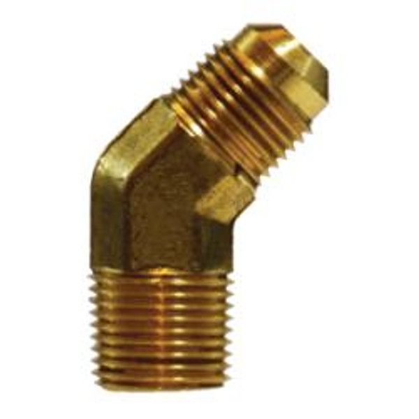 Midland Metal 1/2 X 1/2 M FLARE X MIP 45 ELB - 100245 - 10456U
