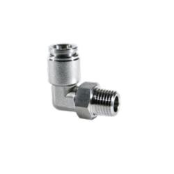 Midland Metal 20538SS 90 deg Swivel Elbow, 5/16 in Push-to-Connect x 1/4 in MPT, Stainless Steel