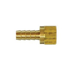 Midland Metal 1/4 X 1/4 HOSE BARB to 45/37 FEM SWVL - 209ASF-44C