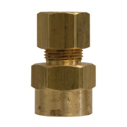 Midland Metal 3/8X3/8 COMPXFIP W/ 26005 CAP SL - 26154L