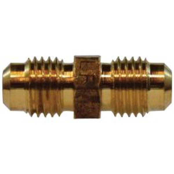 AMC 704042-02 Union, 1/8 in 45 deg Male Flared x 1/8 in 45 deg Male Flared, Brass