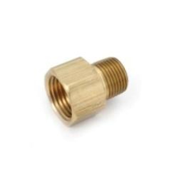 Midland Metal 706120-0604 FIP x MIP Adapter, Lead-Free Pipe, Lf 7120 3/8 x 1/4 Adapter, Lead-Free Fittings