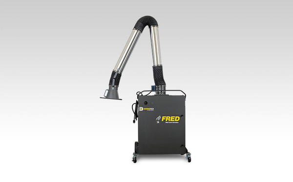 Diversitech Fred SR Portable Fume Extractor [120V/1/60] 1.5HP, Nanofiber Filter 6' arm