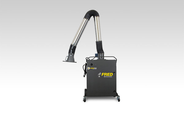 Diversitech Fred SR Portable Fume Extractor [575V/3/60] 3.0HP, 13' Arm, Nanofiber Filter