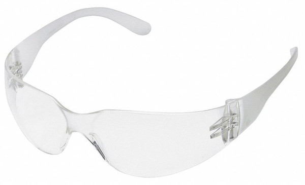 CONDOR Safety Glasses,Clear,Uncoated 4EY97