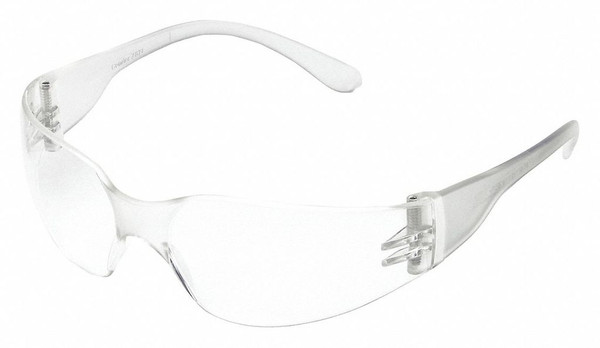 CONDOR Safety Glasses,Clear,Uncoated 4VCG3