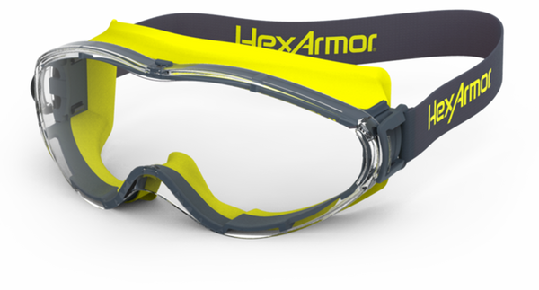 HEXARMOR Safety Glasses,Clear Lens,Unisex 12-10002-04