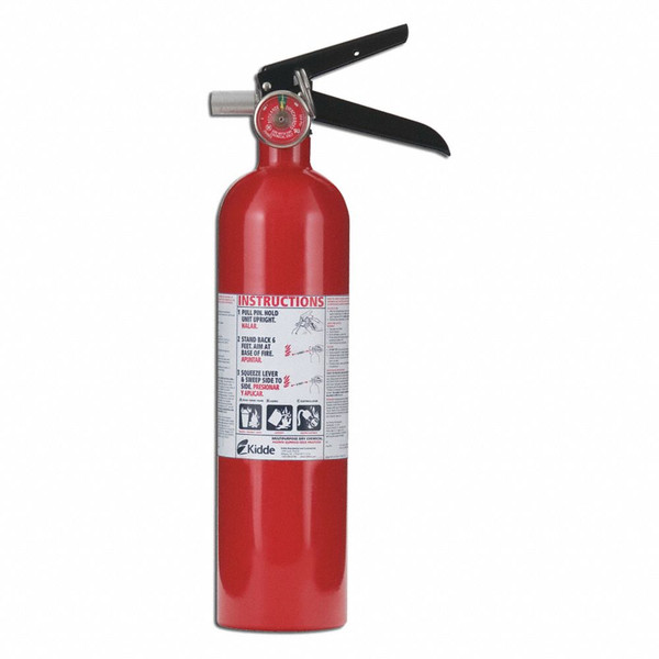 KIDDE Fire Extinguisher,Dry Chemical,1A:10B:C 46622720