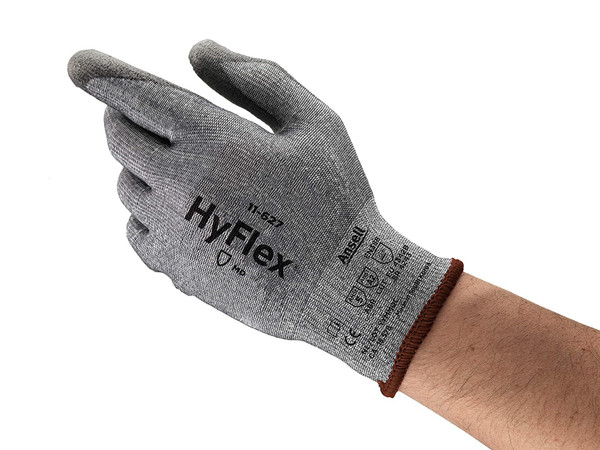 ANSELL Cut Resistant Gloves,Gray,8,PR 11-627