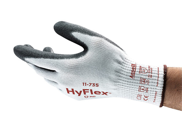 ANSELL Cut Resistant Gloves,10in. L,9,PR 11-735