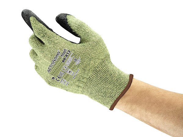 ANSELL Cut Resistant Gloves,Green/Blck,Sz 10,PR 80-813