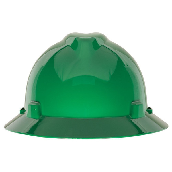 MSA Hard Hat,C, E,Green,4 pt. Ratchet 475370