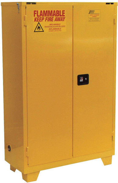 JAMCO Flammable Safety Cabinet,90 Gal.,Yellow FS90