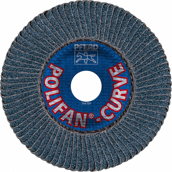 PFERD Flap Disc,5X7/8 ZIRC 40 GT,L 67343