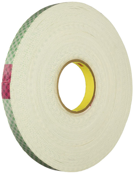 3M Double Coated Tape,1 In x 5 yd.,Natural 4016