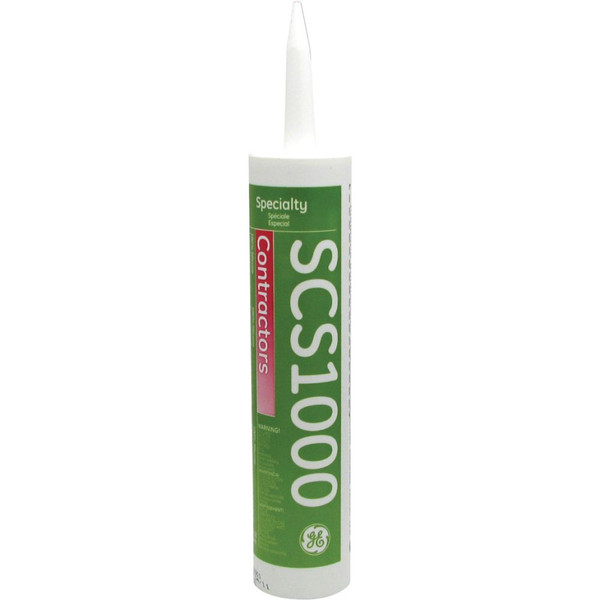GE Silicone Sealant,10.1 oz. SCS1002