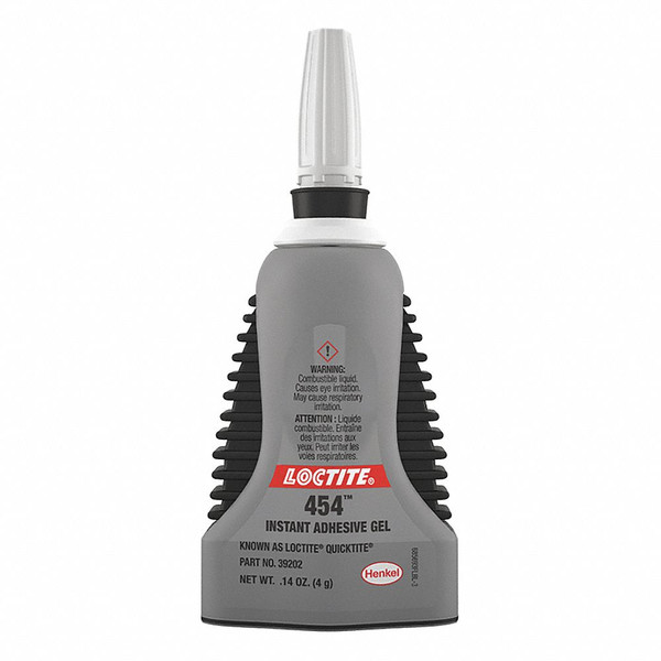 LOCTITE Instant Adhesive,0.14 oz. Bottle,Clear 680522