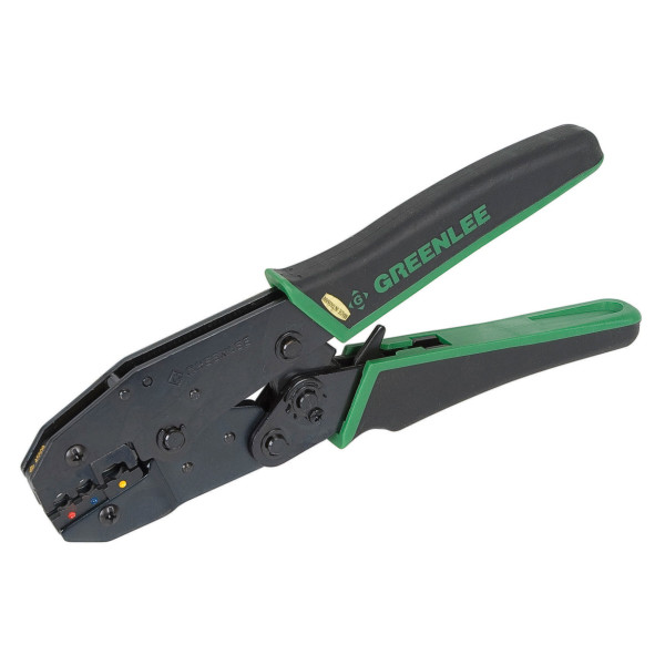 GREENLEE Ratchet Crimper,22 to 10 AWG,9" L 45500G