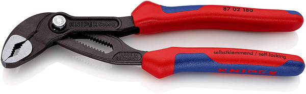 KNIPEX Water Pump Plier,7-1/4" L 87 02 180 SBA