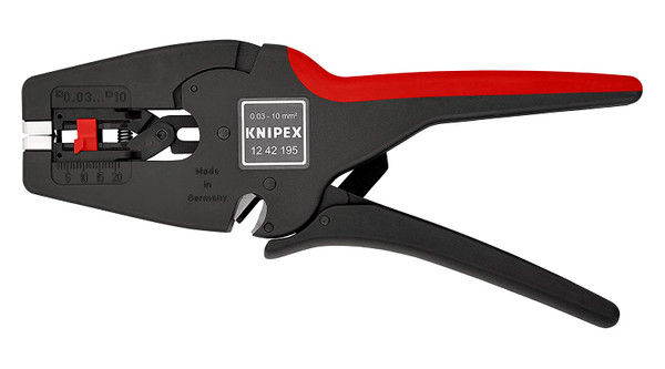 KNIPEX Wire Stripper,32 to 7 AWG,7-1/2 In 12 42 195