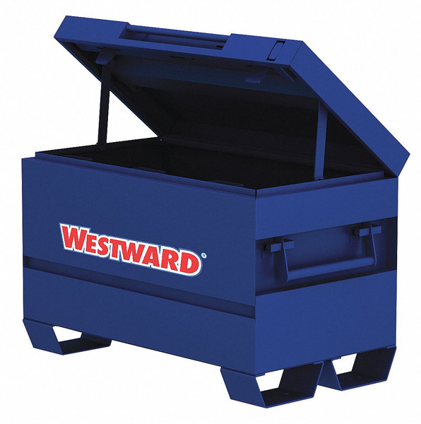 WESTWARD Jobst Chst,48 in.Wx30in.Dx33-3/8in.H,Blu 24Y932