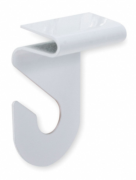 GENERIC Suspended Ceiling Hook,Steel,White,PK2 1RCK4