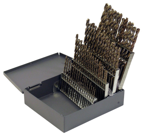 CLEVELAND Jobber Drill Bit Set,60 Pieces,COB C70366