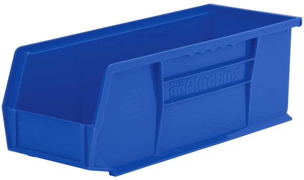 AKRO-MILS Hang/Stack Bin,14-3/4 x 5-1/2 x 5,Blue 30234BLUE