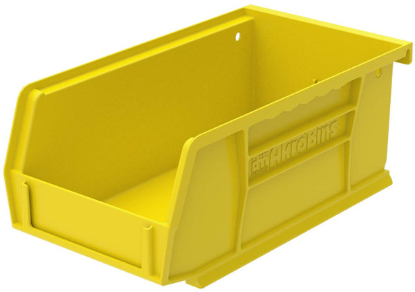 AKRO-MILS Hang/Stack Bin,7-3/8 x 4-1/8 x 3,Yel 30220YELLO