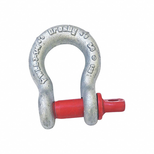 CROSBY Anchor Shackle,Carbon Steel,3000 lb. 1018437