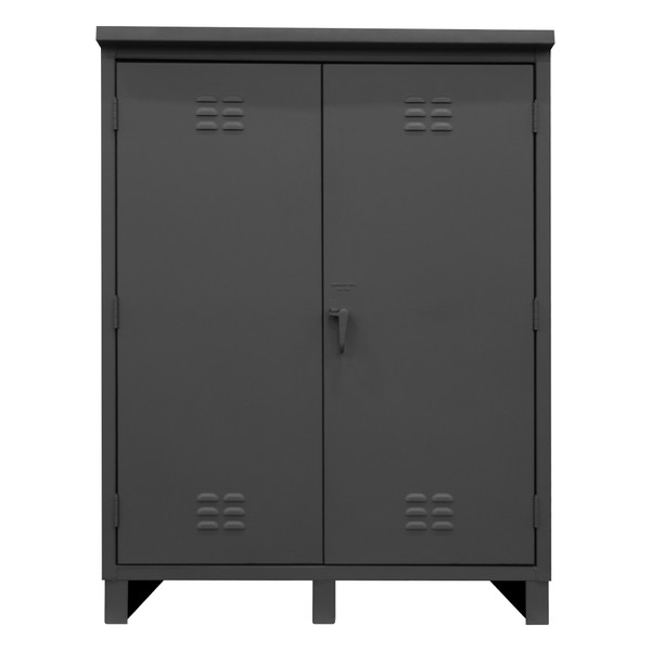 DURHAM Shelving Cabinet,78" H,60" W,Gray HDCO246078-4S95