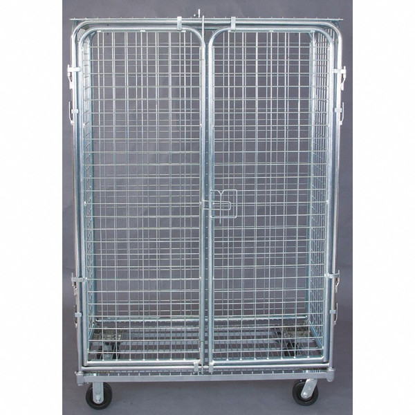 GAV Wire Security Cart,1800 lb.,48-1/2" L 1ECG6