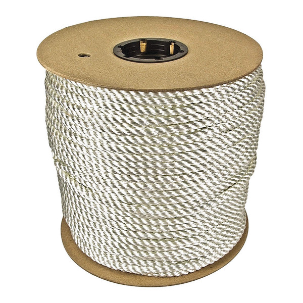 GENERIC Rope,200ft,Wht,630lb.,Nylon 53843-0200