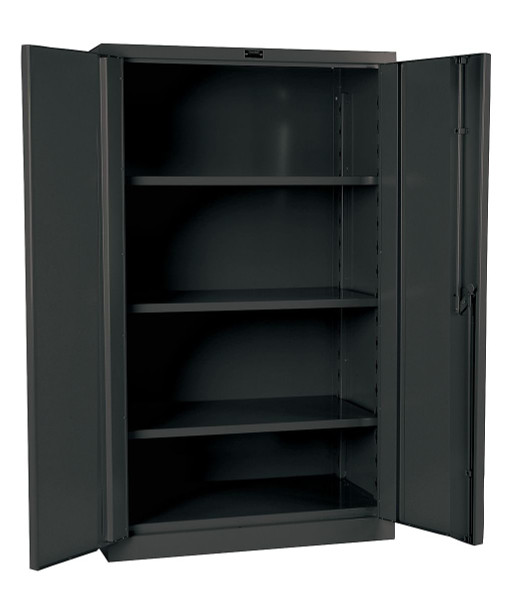 HALLOWELL Shelving Cabinet,60" H,48" W,Charcoal HW4SC8460-3CL