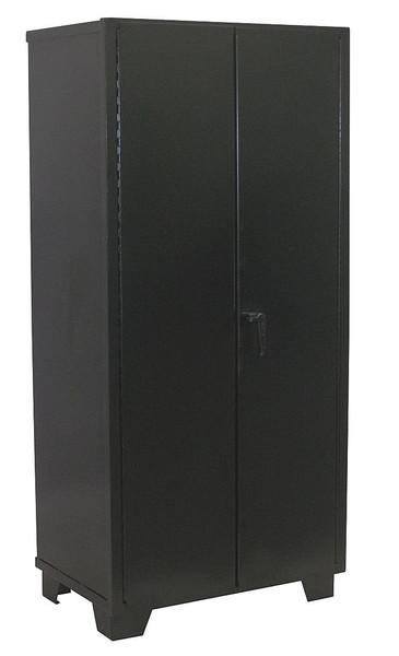 JAMCO Shelving Cabinet,78" H,48" W,Black DL148BL