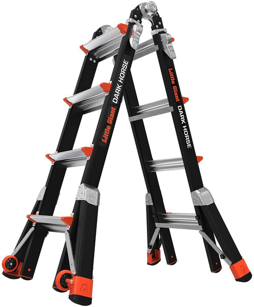 LITTLE GIANT Multipurpose Ladder,17 ft.,IA,Fiberglass 15147-001