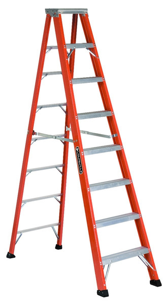 LOUISVILLE Stepladder,Fg,8 ft.,375 lb. FS1308HD